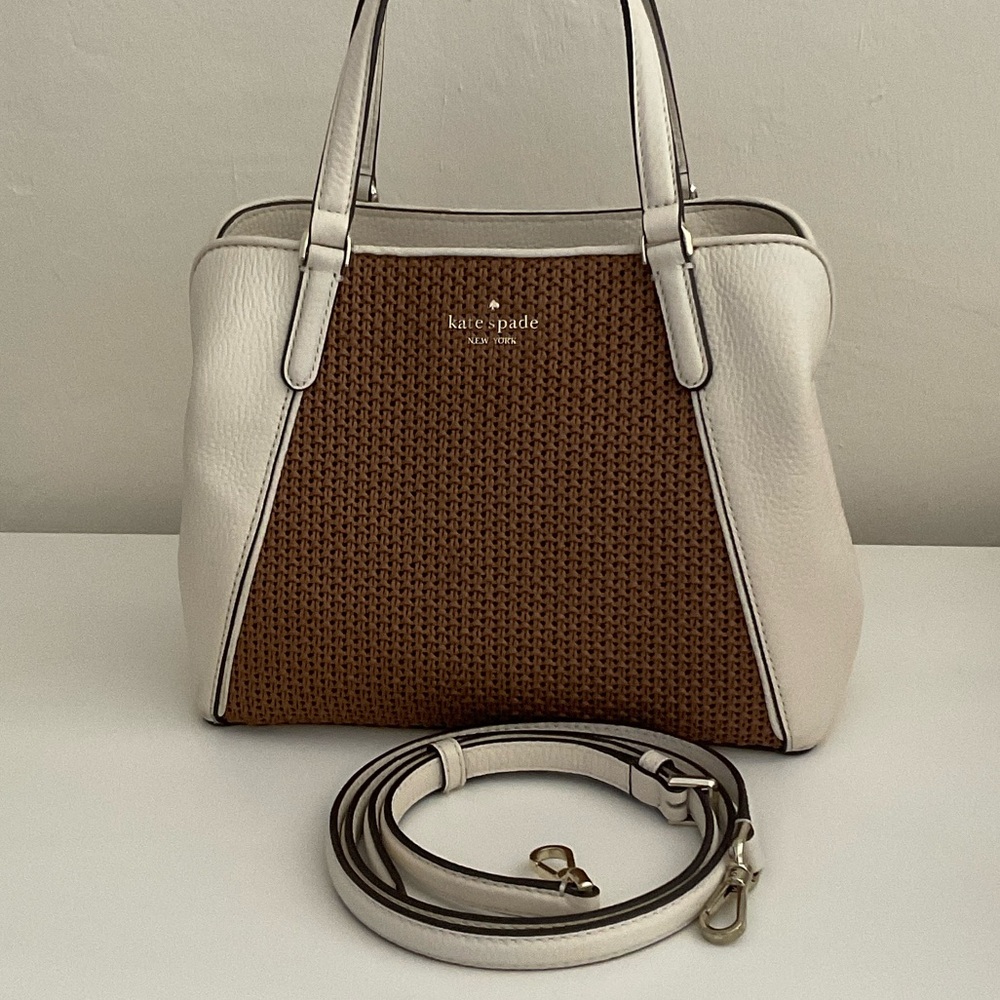 Kate Spade Cream and Brown Satchel - Picture 5 of 5